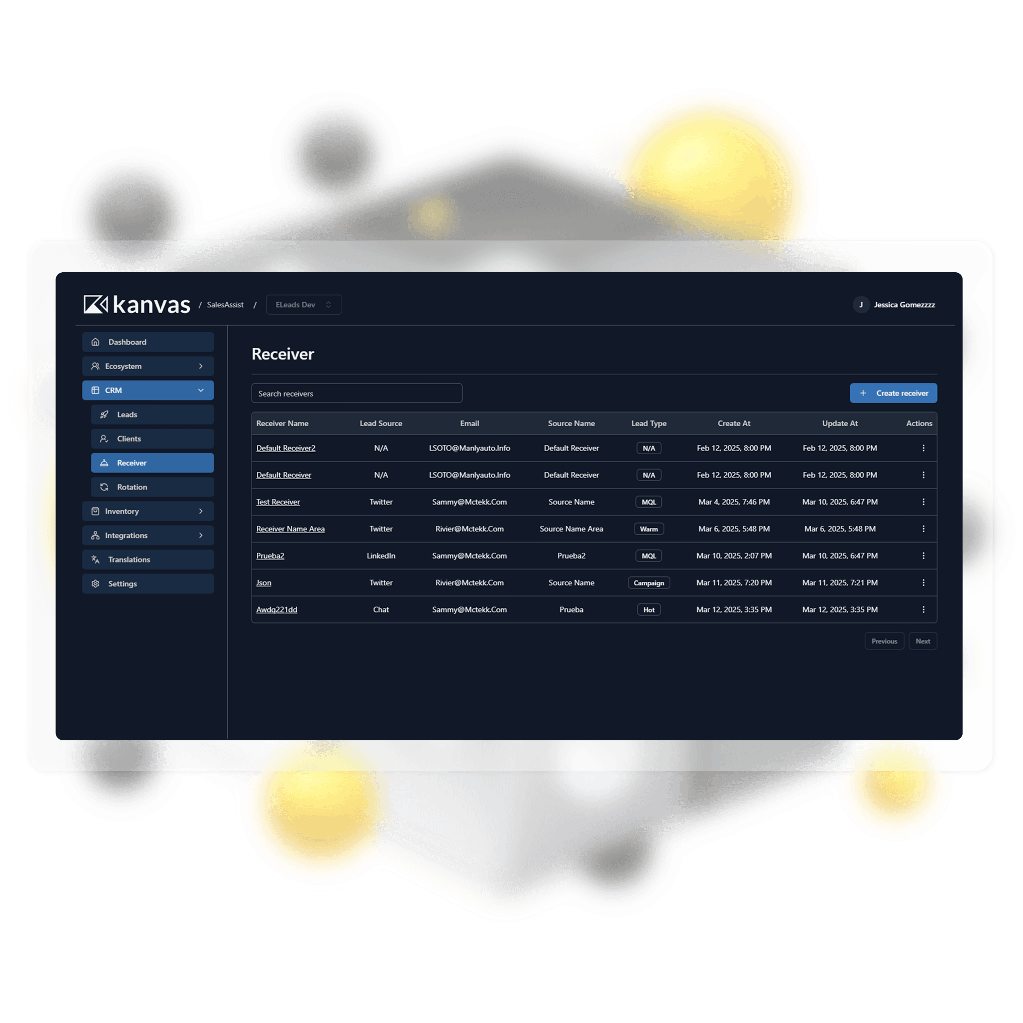 Multiple vendors, products and transactions on one commerce backend.